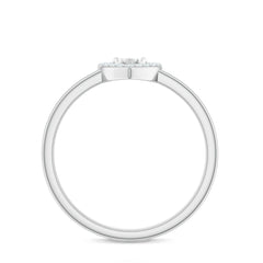 Certified Real Diamond Heart Promise Ring