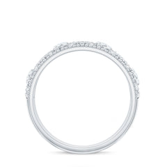 Vintage Looking Diamond Band Ring for Women