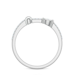 Certified Real Diamond Promise Ring for Valentines