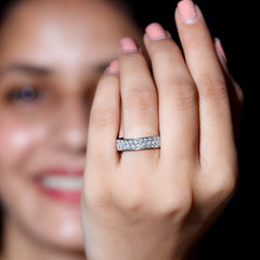 Certified Lab Grown Diamond Wedding Band For Women
