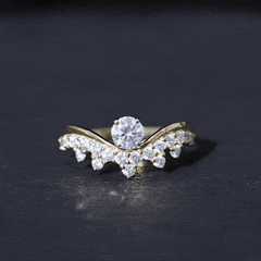Certified Lab Grown Diamond Designer Engagement Ring