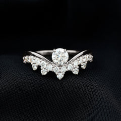 Certified Lab Grown Diamond Designer Engagement Ring