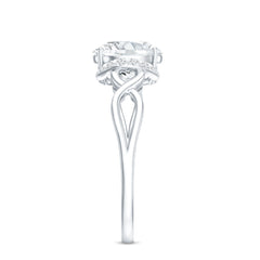 Lab Grown Diamond 6X8 MM Oval Engagement Ring For Women