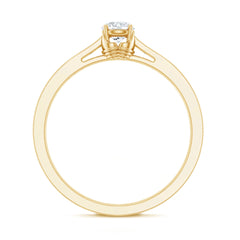 Certified Lab Grown Diamond Minimalistic Engagement Ring