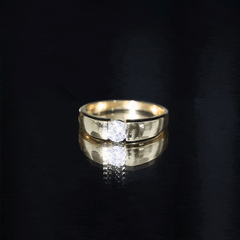 Lab Grown Diamond 5 MM Solitaire Band Ring