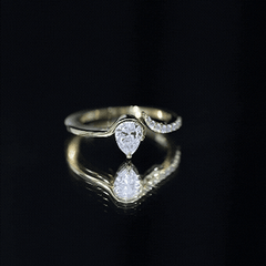 Certified Lab Grown Diamond Designer Promise Ring