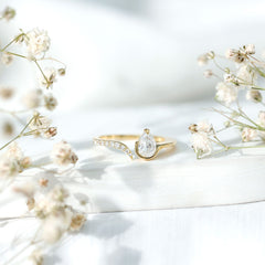 Certified Lab Grown Diamond Designer Promise Ring