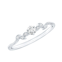 Certified Lab Grown Diamond Minimalist Promise Ring