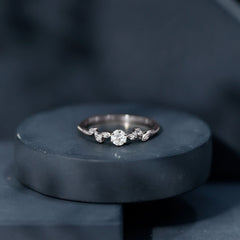 Certified Lab Grown Diamond Minimalist Promise Ring