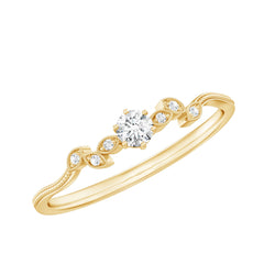 Certified Lab Grown Diamond Minimalist Promise Ring