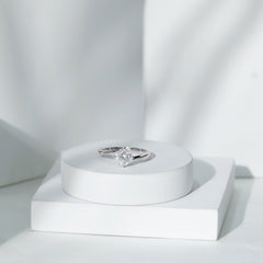 Certified 6 MM Cushion Lab Grown Diamond Solitaire Engagement Ring