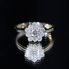 Lab Grown Diamond Nature Engagement Ring