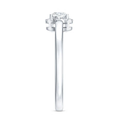5 MM Certified Lab Grown Diamond Solitaire Promise Ring