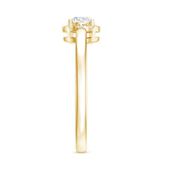 5 MM Certified Lab Grown Diamond Solitaire Promise Ring