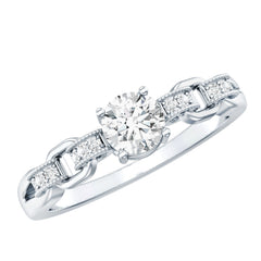 Certified 5 MM Lab Grown Diamond Promise Ring For Her
