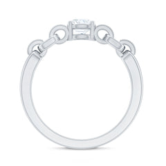 Certified 5 MM Lab Grown Diamond Promise Ring For Her