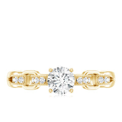 Certified 5 MM Lab Grown Diamond Promise Ring For Her