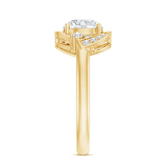 2 Carat Lab Grown Diamond Bypass Engagement Ring