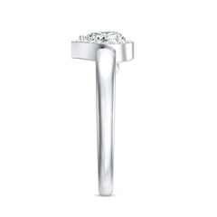 Certified Heart Shape Lab Grown Diamond Engagement Ring