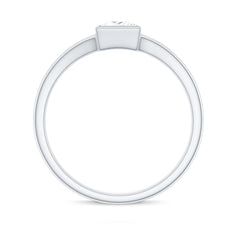 Certified Lab Grown Diamond 5 MM Solitaire Promise Ring