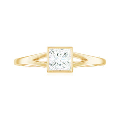 Certified Lab Grown Diamond 5 MM Solitaire Promise Ring