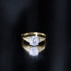 Brilliant Cut Lab Grown Diamond Trending Engagement Ring