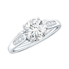 Brilliant Cut Lab Grown Diamond Trending Engagement Ring