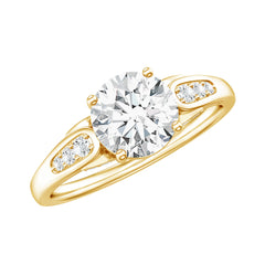 Brilliant Cut Lab Grown Diamond Trending Engagement Ring