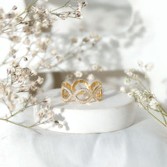 Lab Created Diamond Infinity Band Ring for Women