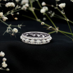 Certified Lab Grown Diamond Designer Wedding Band