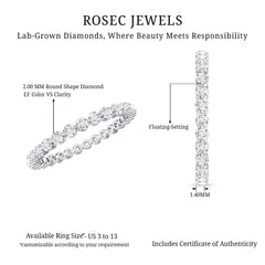 Lab Grown Diamond Wedding Enhancer for Women
