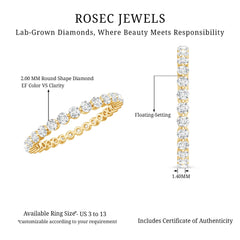 Lab Grown Diamond Wedding Enhancer for Women