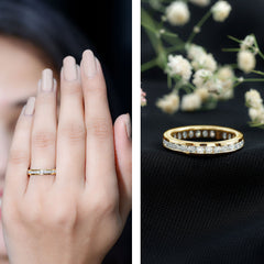 Lab Grown Diamond Wedding Eternity Band For Women