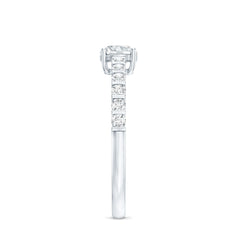 Certified Lab Grown Diamond Simple Solitaire Ring