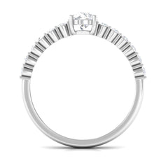 Certified Lab Grown Diamond Simple Solitaire Ring