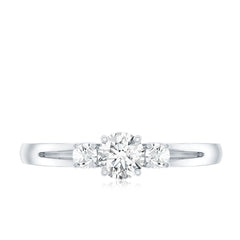 Certified Lab Created Diamond Promise Commitment Ring for Her