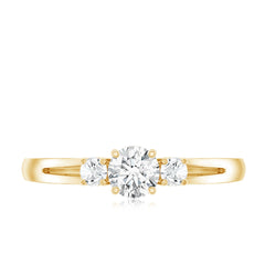 Certified Lab Created Diamond Promise Commitment Ring for Her