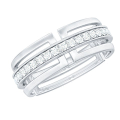 Certified Lab Created Diamond Unisex Wedding Band