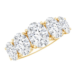 Lab Grown Diamond 5 Stone Statement Ring