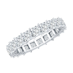 Certified Lab Grown Diamond Princess Cut Wedding Ring