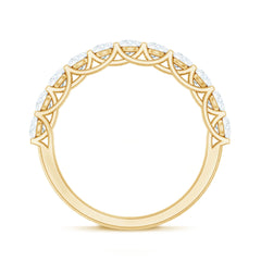 1.25 CT Zircon Half Eternity Ring