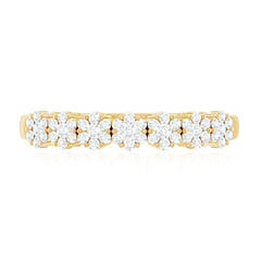 Certified Diamond Cluster Anniversary Ring