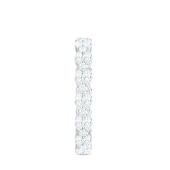 1.25 CT Marquise and Round Cut Zircon Full Eternity Ring