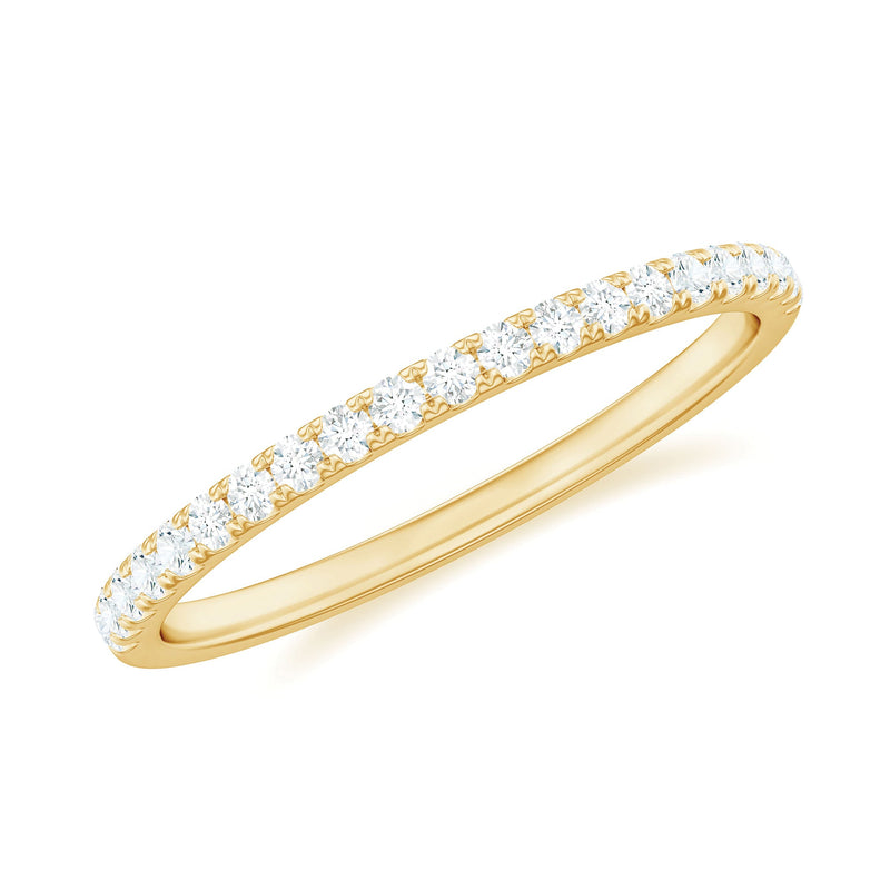 0.25 CT Stackable Diamond Eternity Ring in Fish Tail Setting