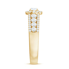 1.50 CT Zircon Statement Engagement Ring