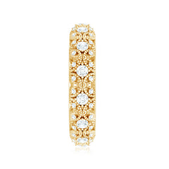 Moissanite Vintage Antique Wedding Ring
