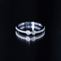 Brilliant Cut Diamond Infinity Promise Ring For Women