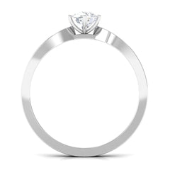 Certified Solitaire Lab Grown Diamond Promise Engagement Ring