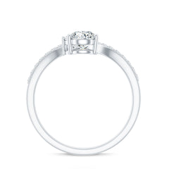 Designer Lab Grown Diamond Engagement Ring