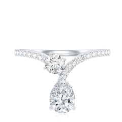 Designer Lab Grown Diamond Engagement Ring